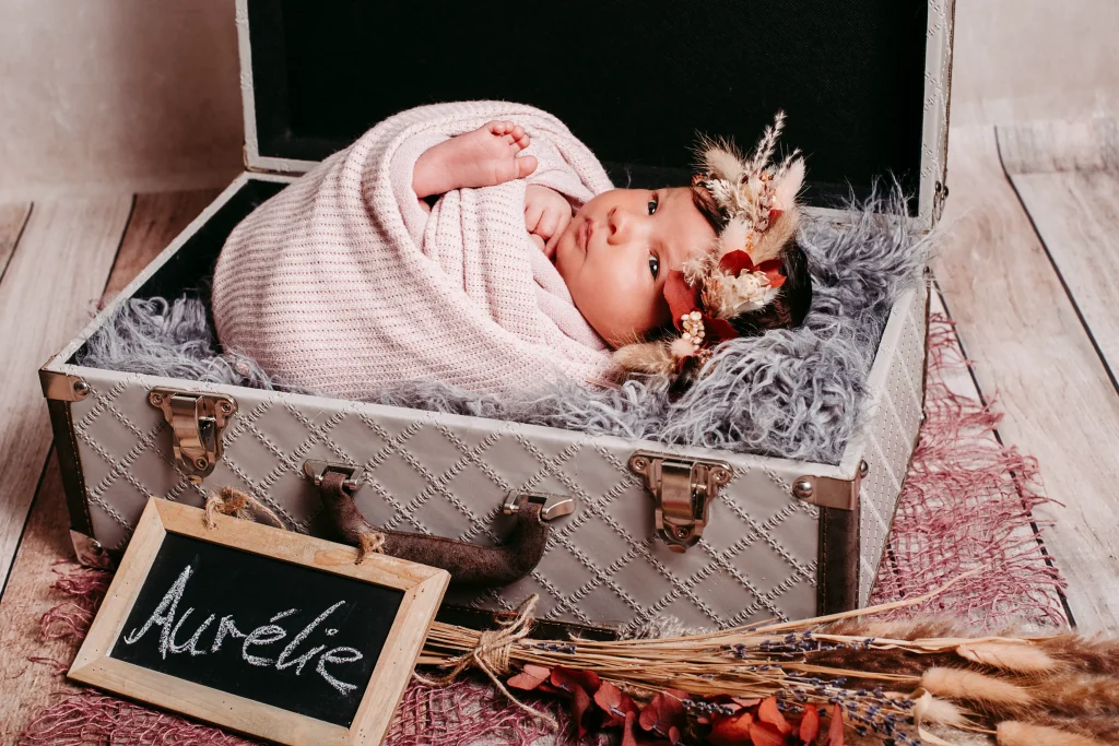 Newbornfotoshooting im Fotostudio